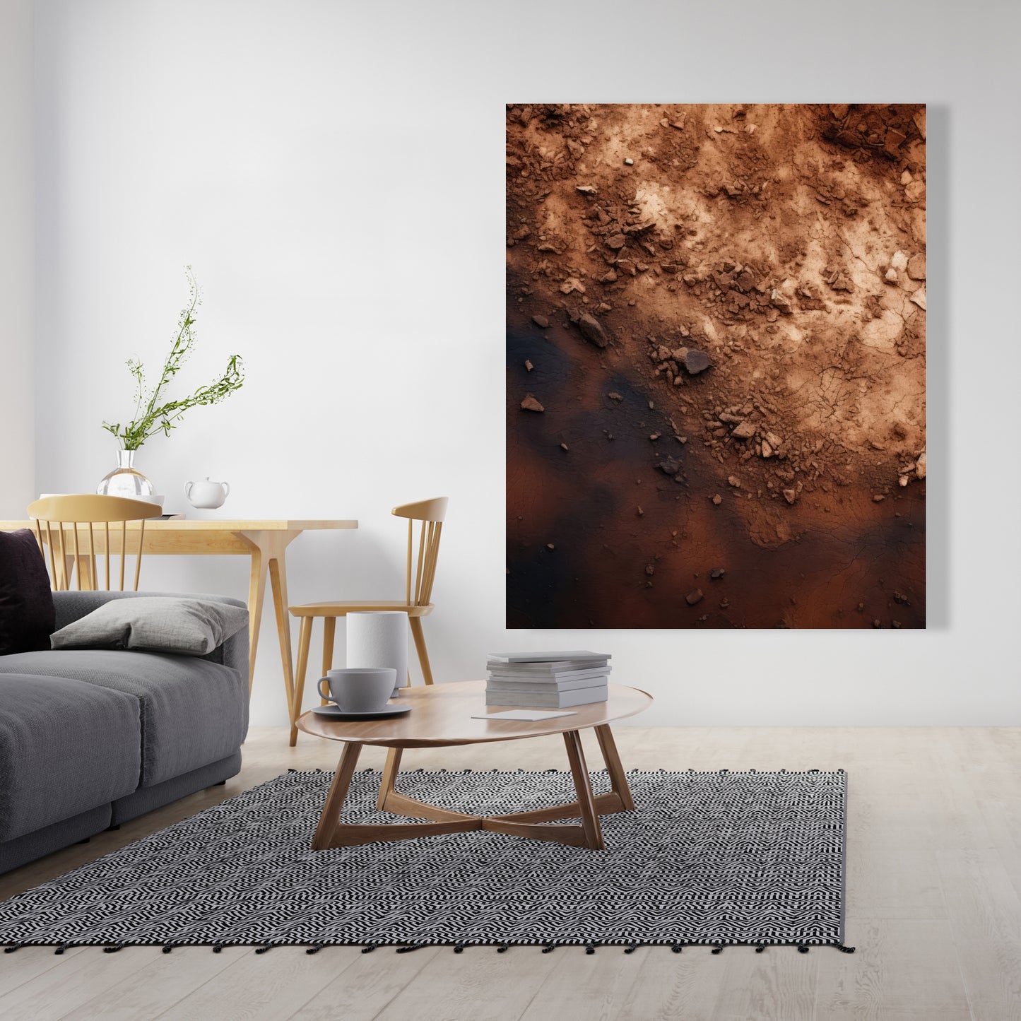 The Dark Patch - Black Canvas Art for Home Decor | Modern Style