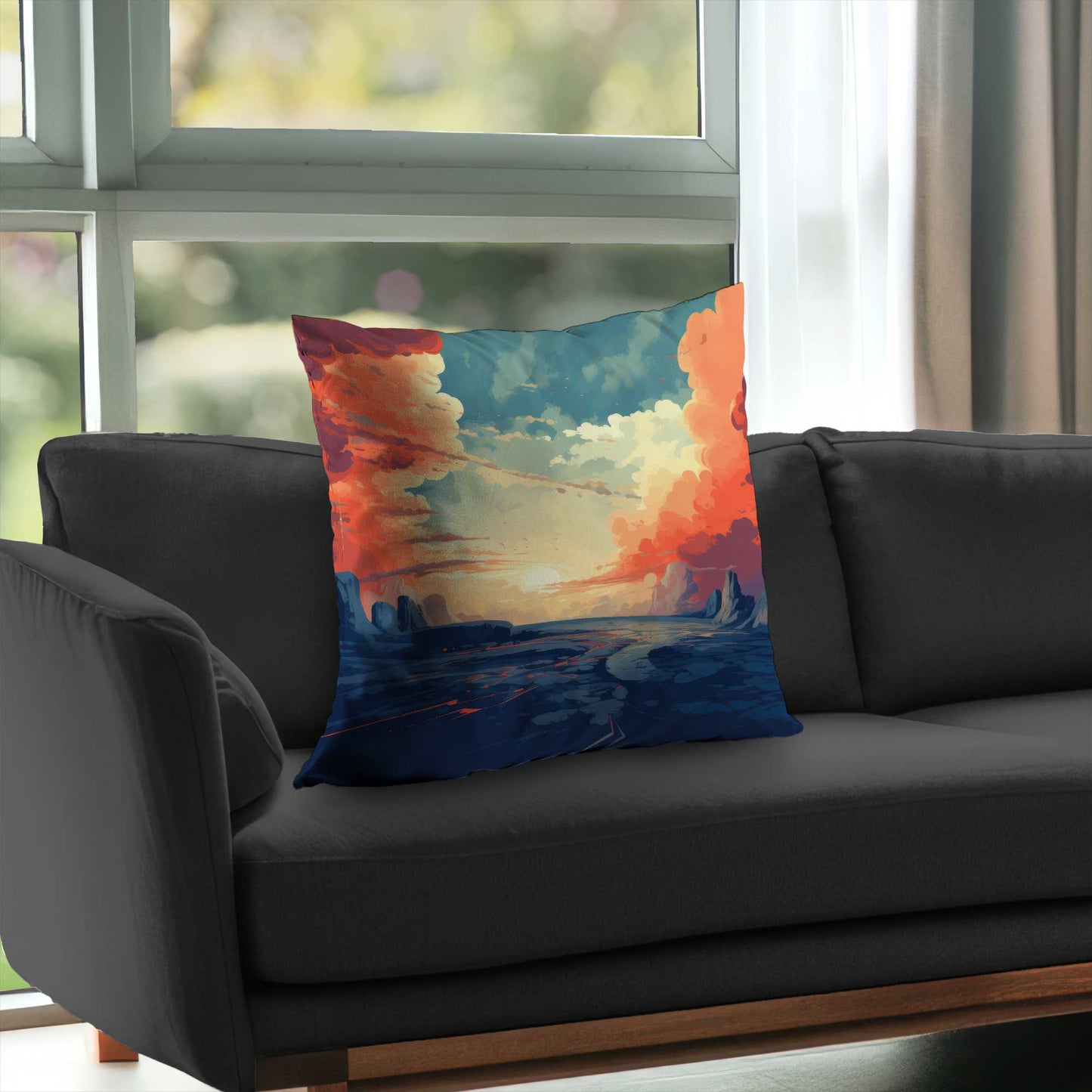 Enfin, un coussin décoratif léger en sergé de polyester - Décoration élégante pour la maison