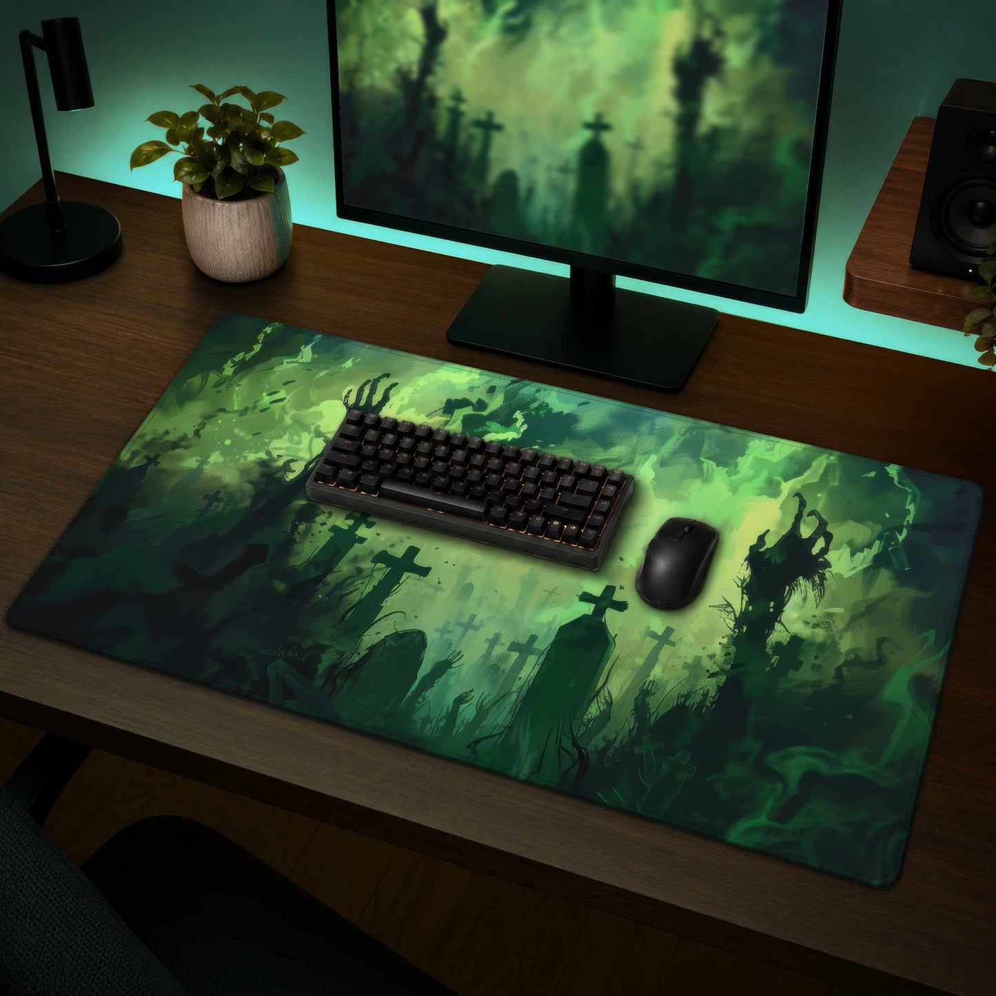 Reaching Hell Gaming Mat for Home Decor | Durable & Stylish