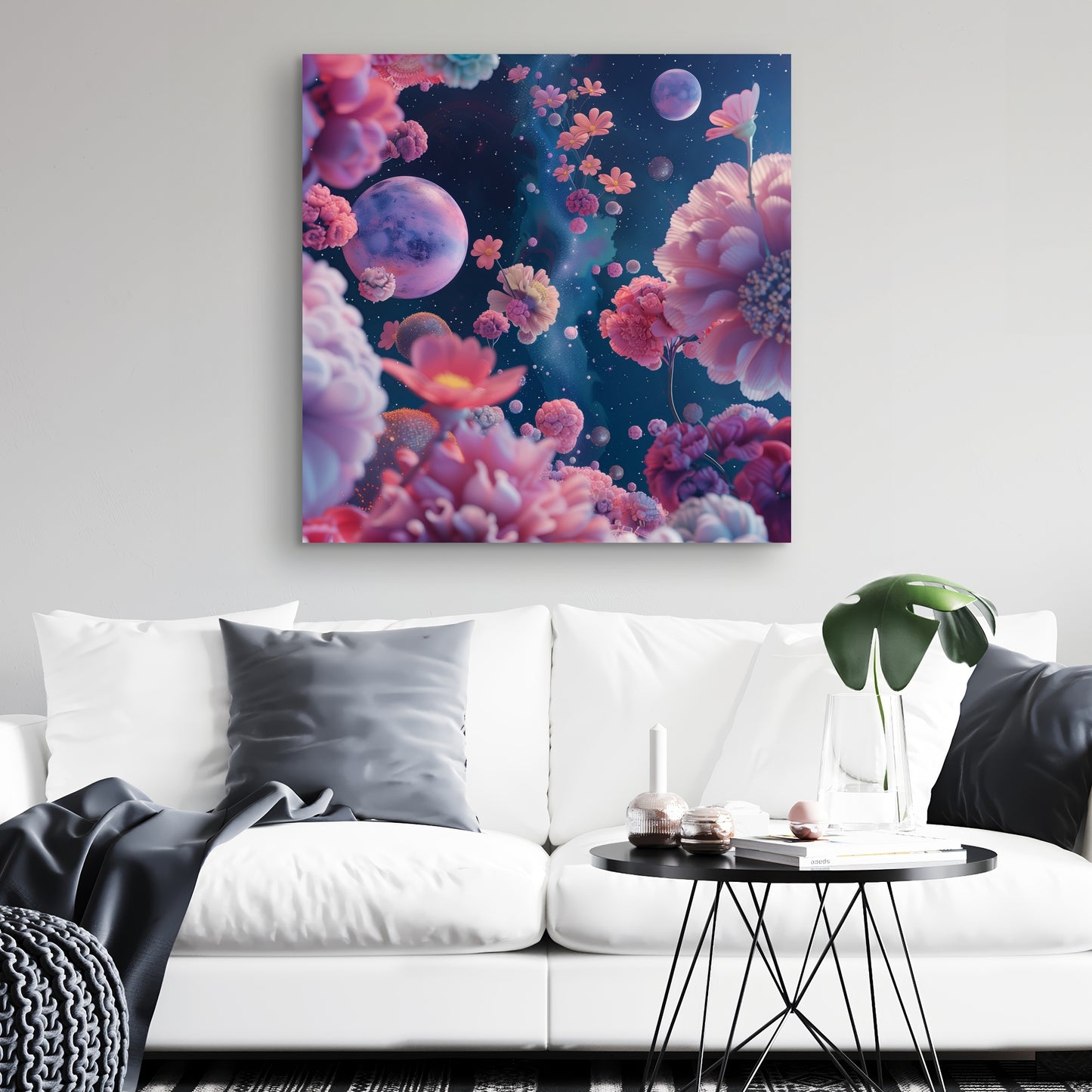 Pink void - 32"x32" Canvas
