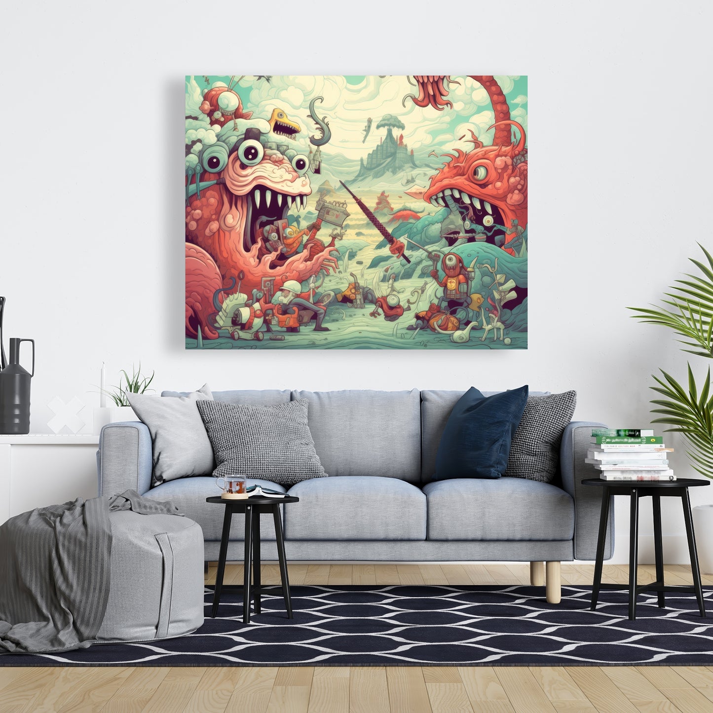 Day of reckoning - 32"x32" Canvas