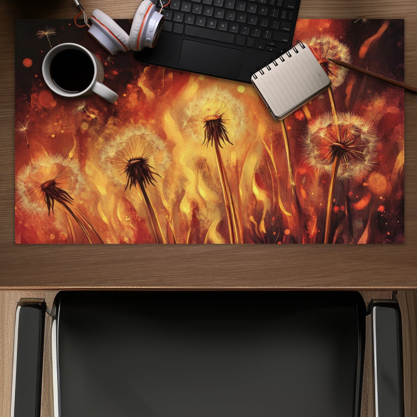 Dandy fire - Desk Mat