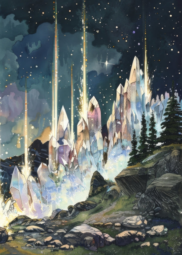 Magical beams - 17"x24" Bath mat
