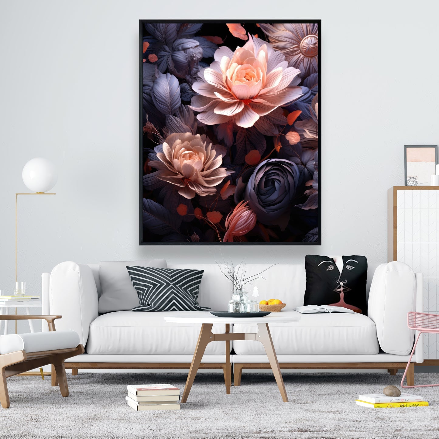 Sublime light - 36"x36" Framed canvas