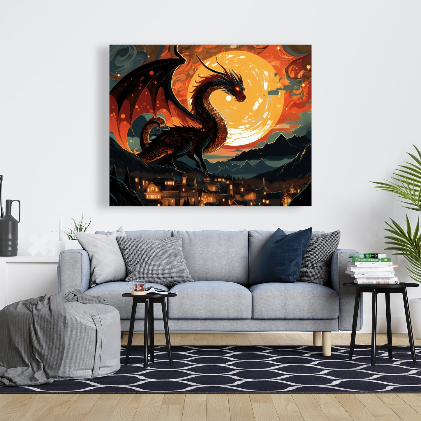 Imminent destruction - 32"x32" Canvas