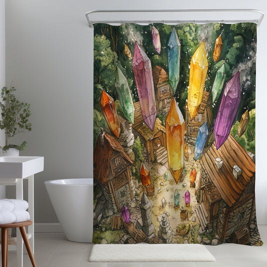 D'en haut - Rideau de douche