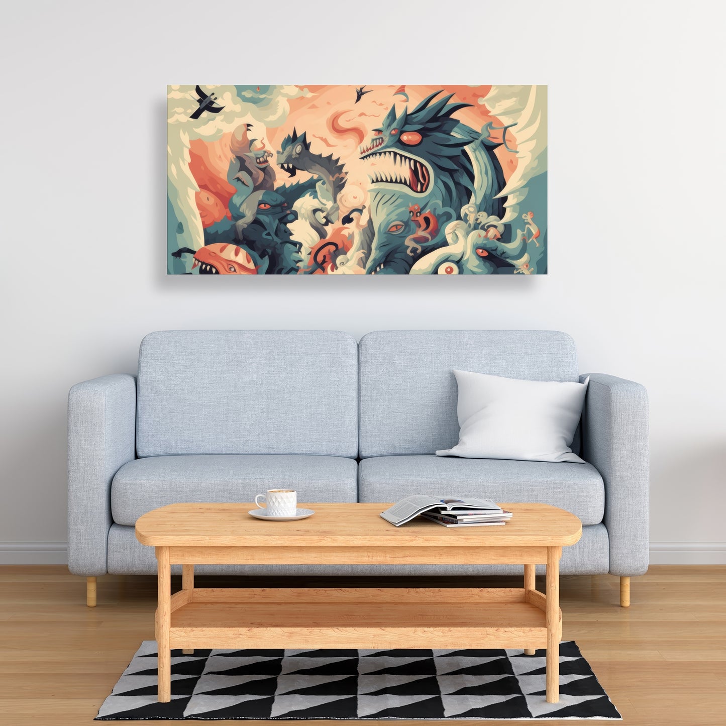 Before time - 32"x32" Canvas