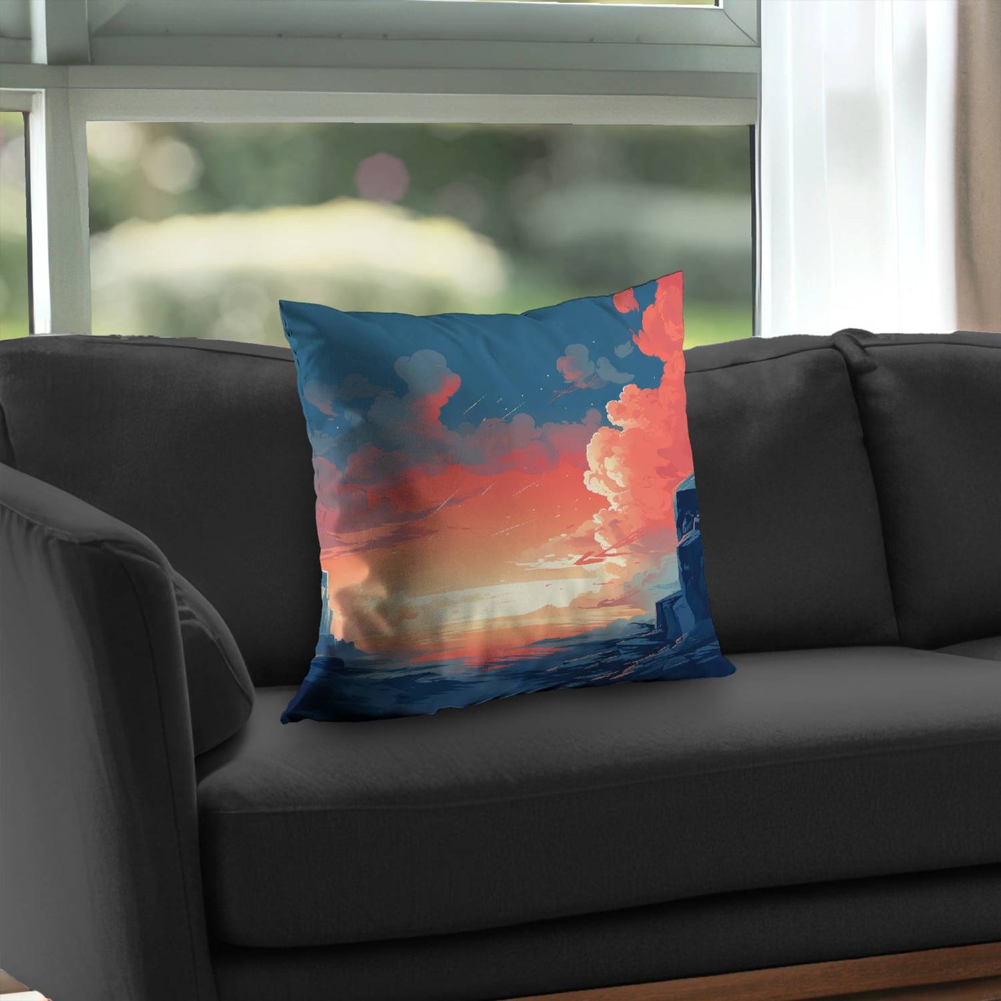 Inspiration White Poly Twill Throw Pillow - Home Decor Insert