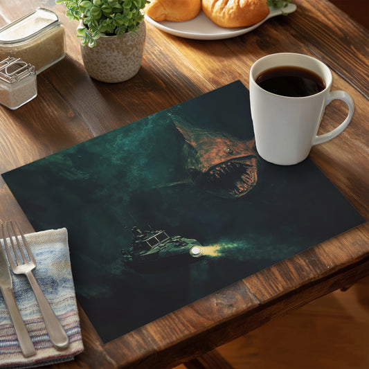 Depths Polyester Placemat - Elegant Home Decor Accent