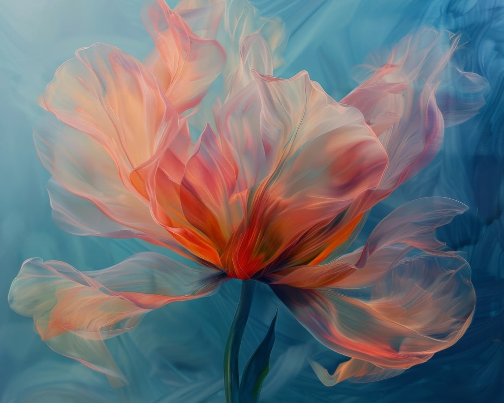 Blend - Framed Canvas - Print on demand