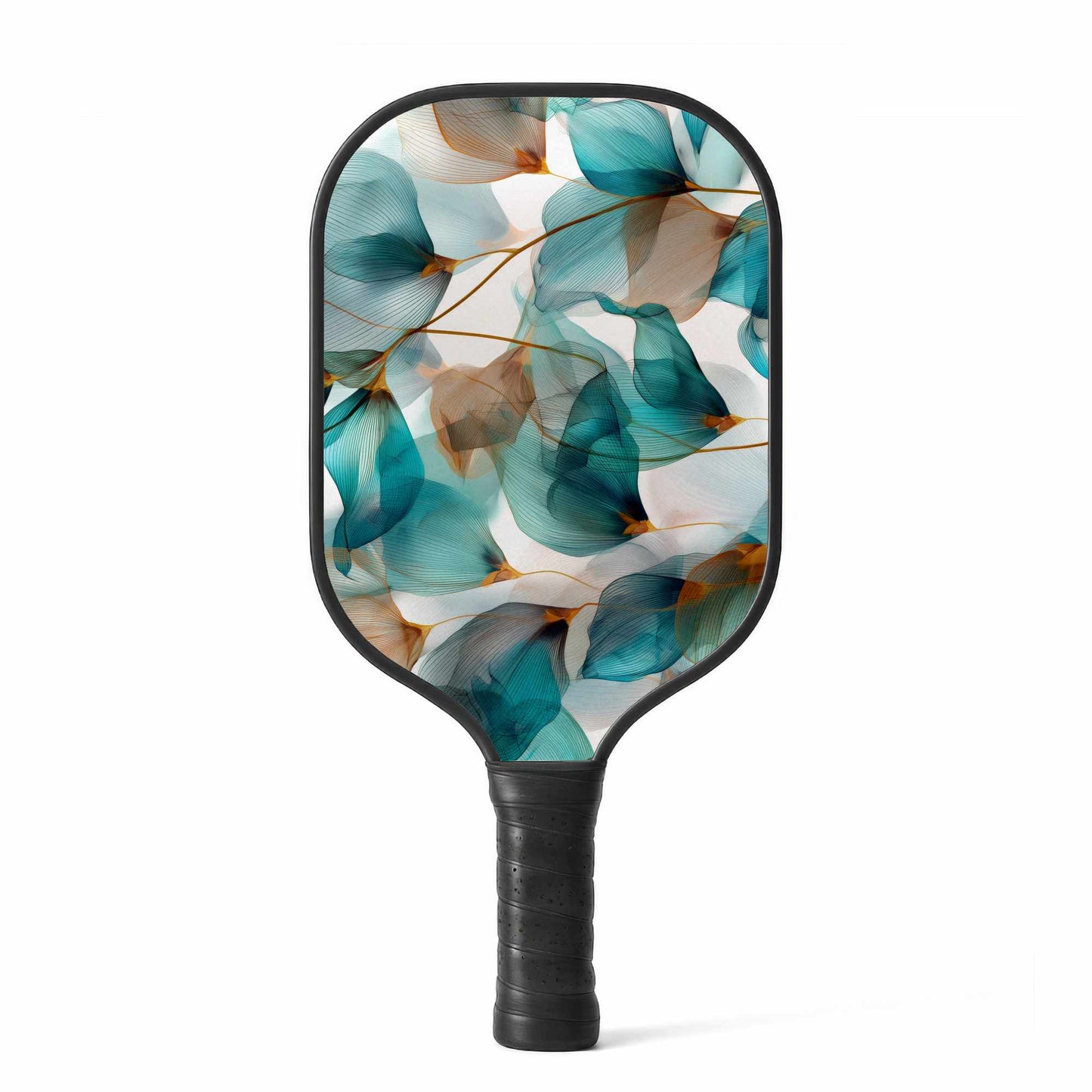 Ensemble de pagaies de pickleball professionnelles sarcelle et marron | Accessoire de sport