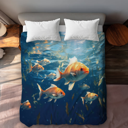 Free flow White Duvet Cover - Elegant Home Decor Essential