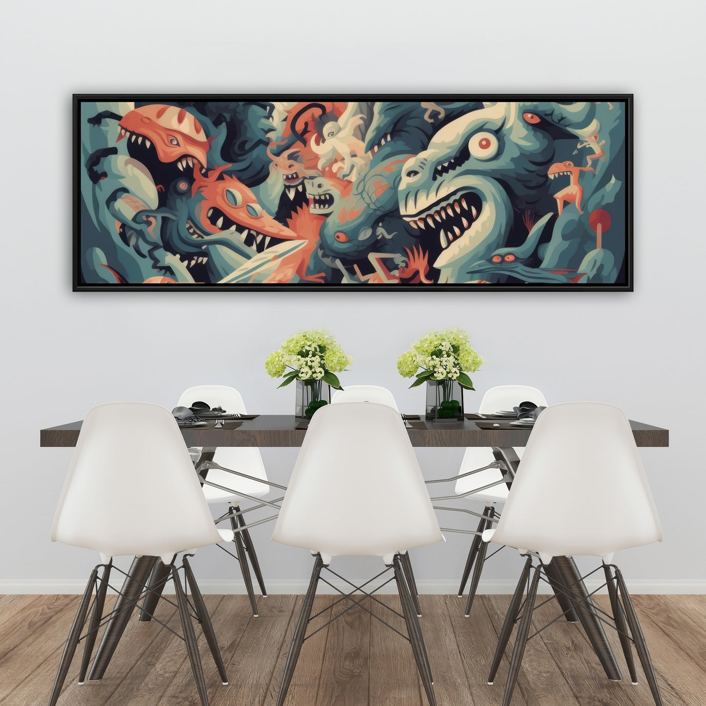 Before time - Framed Canvas - Print on demand