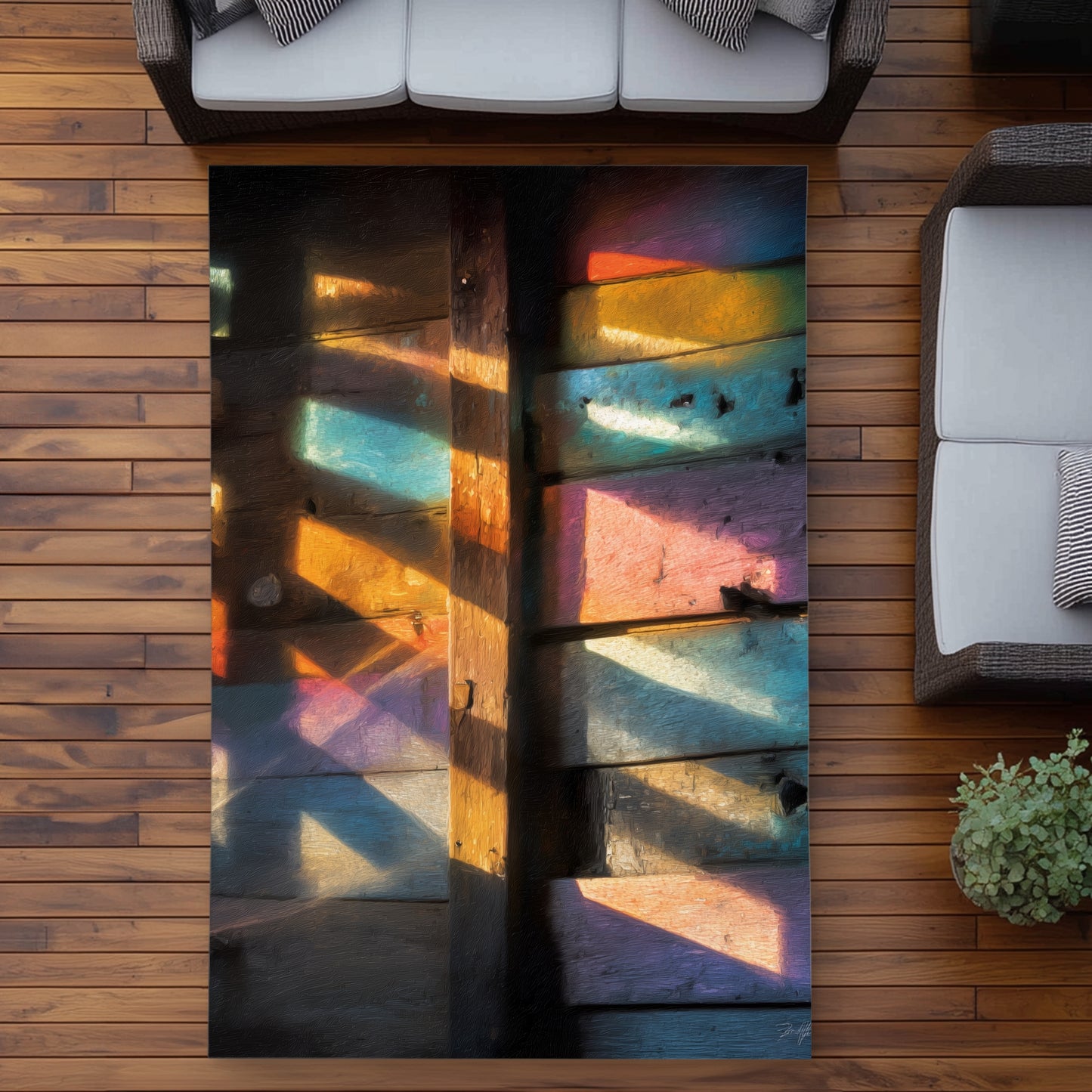 Tapis d'extérieur Casting Rainbows | L'indispensable de la décoration intérieure