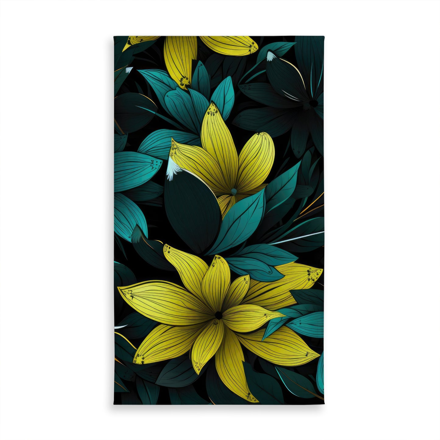 Potent Black Indoor Outdoor Tablecloth for Home Decor - Stylish