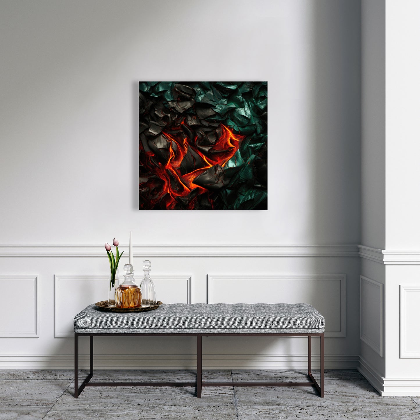Imminent rupture - 32"x32" Canvas