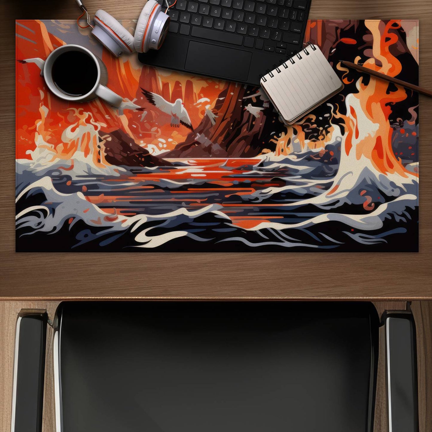 The escape - Desk Mat