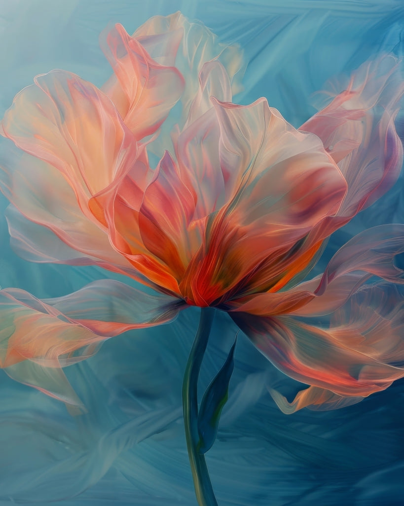 Blend - Framed Canvas - Print on demand