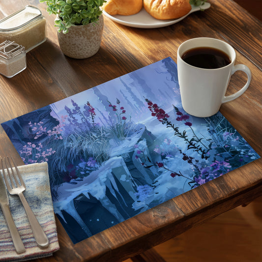 Valley of ice - 14"x18" Polyester Placemat