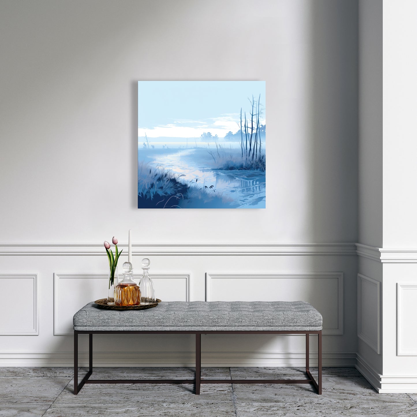 Cold swamp - 32"x32" Canvas