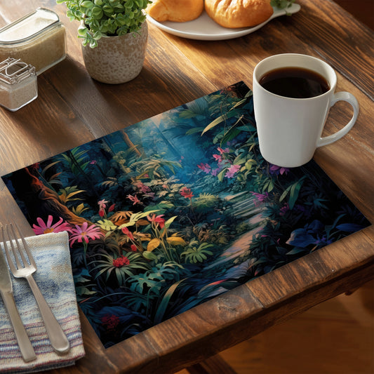 Against all odds - Green Polyester Placemat for Home Decor