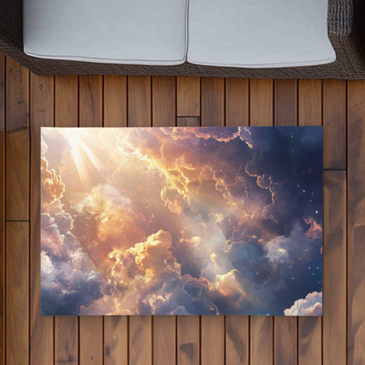 Piercing Light Outdoor Area Rug | Stylish Home Decor Accent