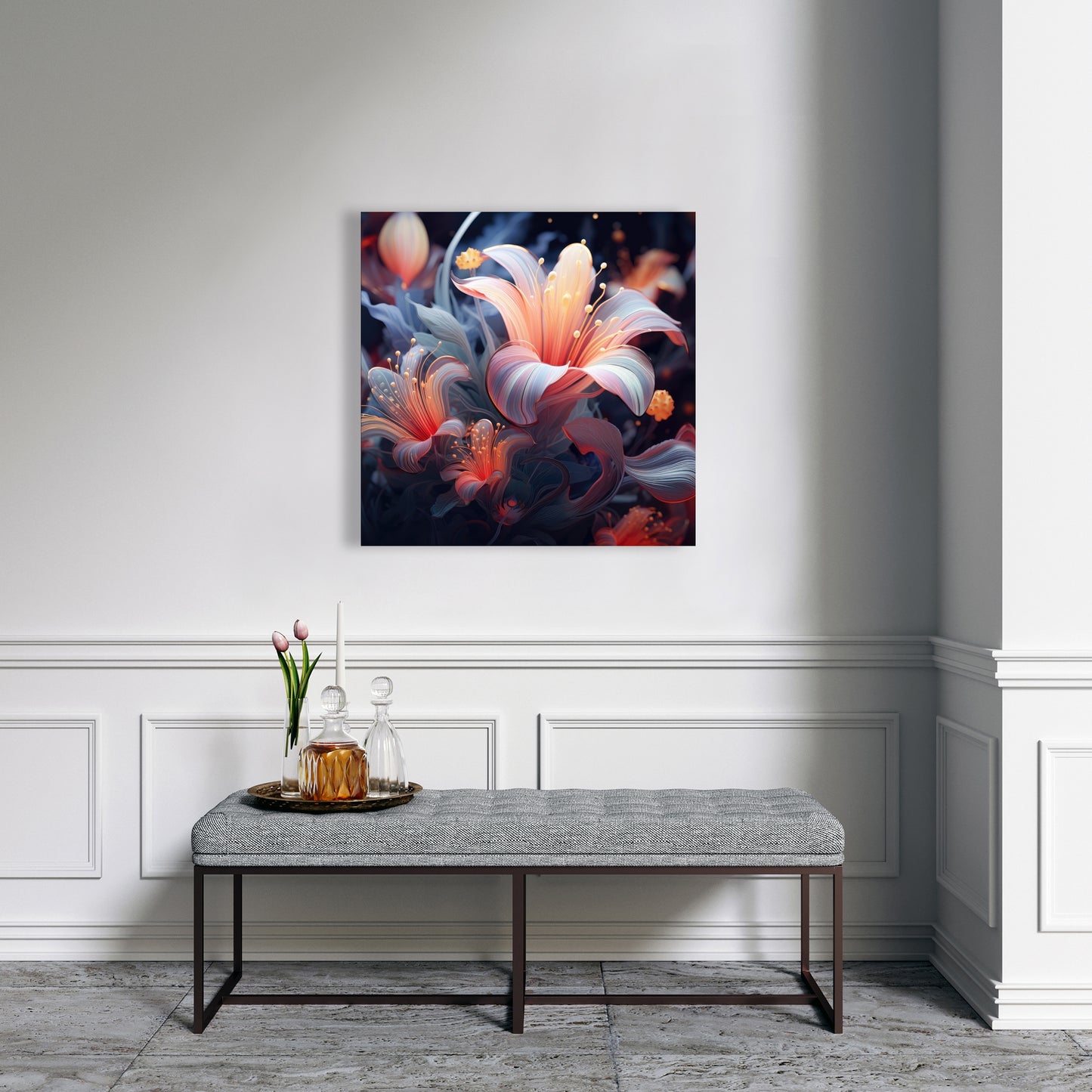 Astral bloom - 32"x32" Canvas