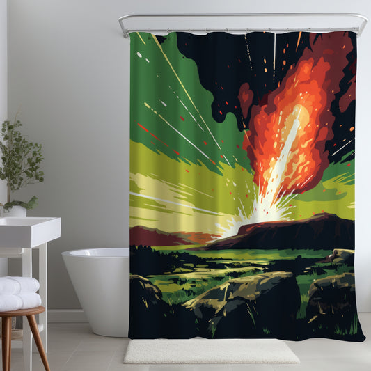 The crash - Shower Curtain