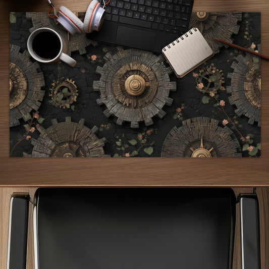 Cog pattern - Desk Mat