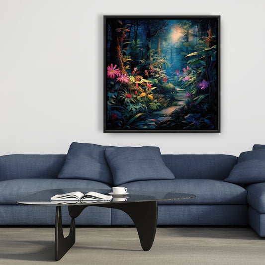 Against all odds - Pink Framed Canvas for Home Decor