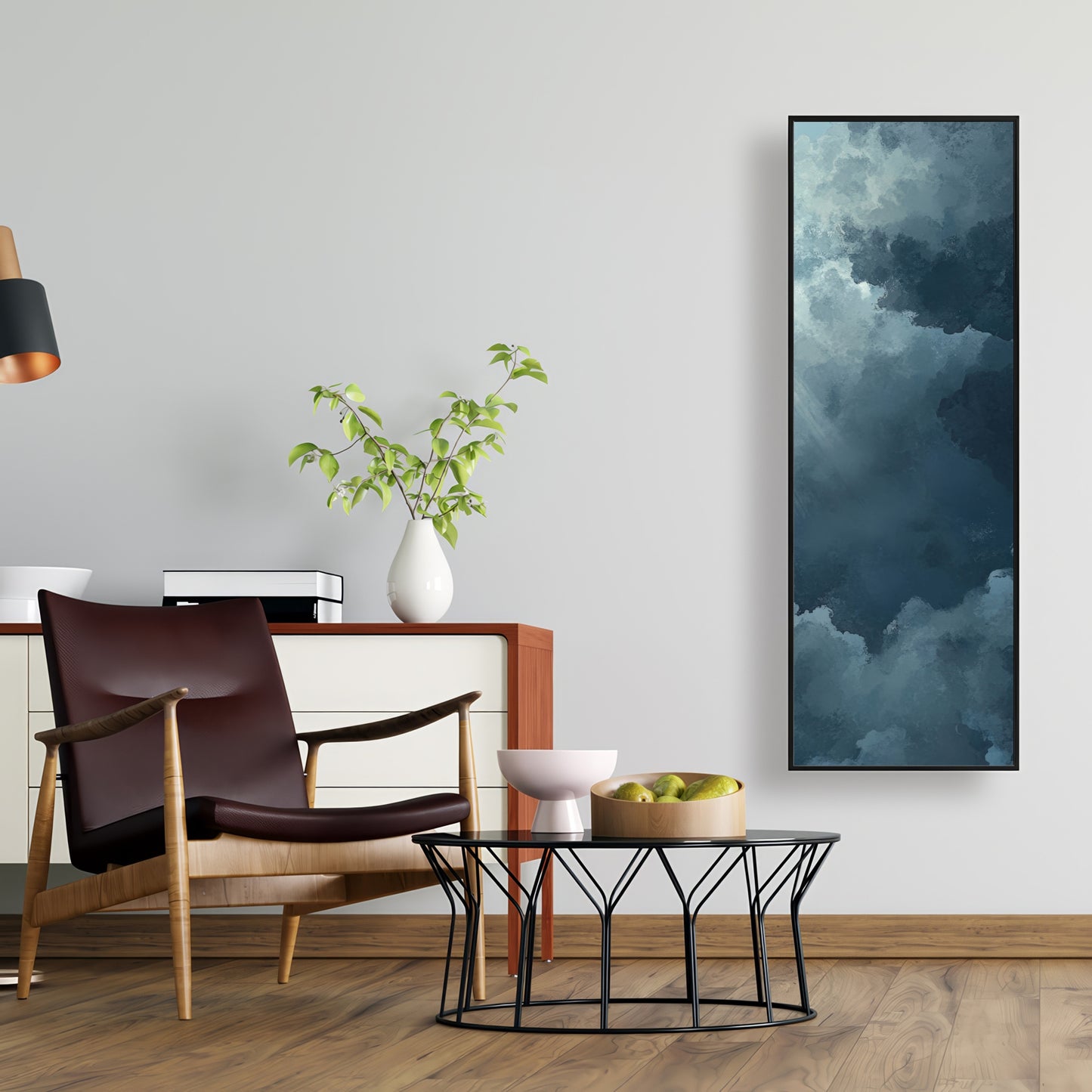 Afterglow - 36"x36" Framed canvas
