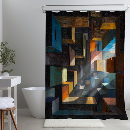 Boxed up - Shower Curtain