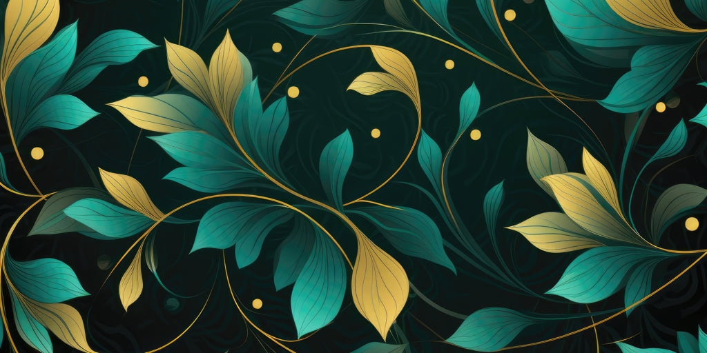Twirling twigs - Desk mat - Print on demand