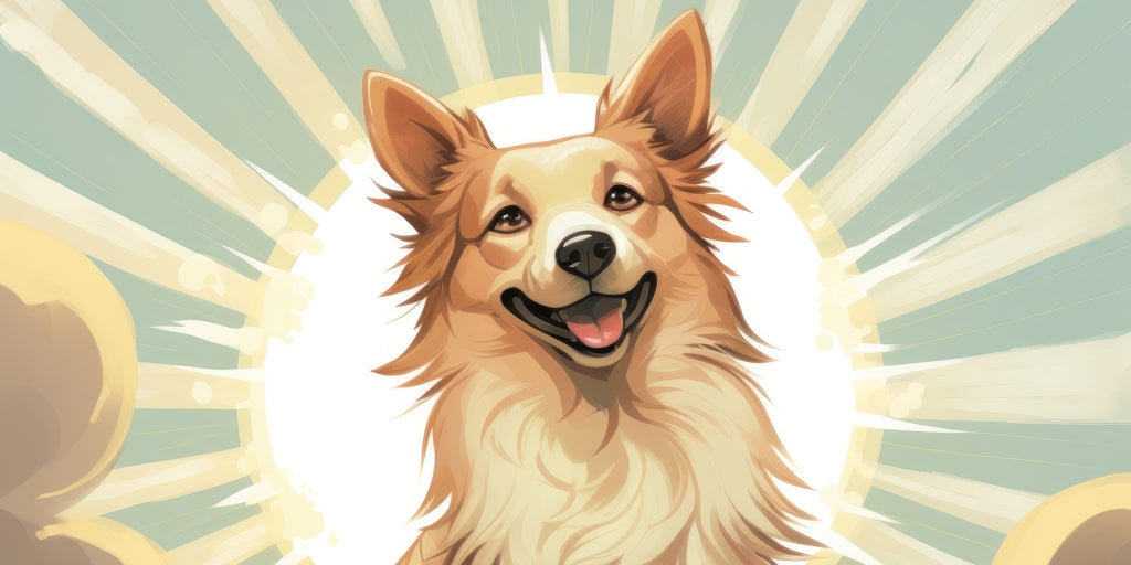 Who's a good boy - Framed Canvas - Print on demand