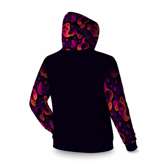 Sweat à capuche à manches longues Luminous Flow Veins pour vêtements