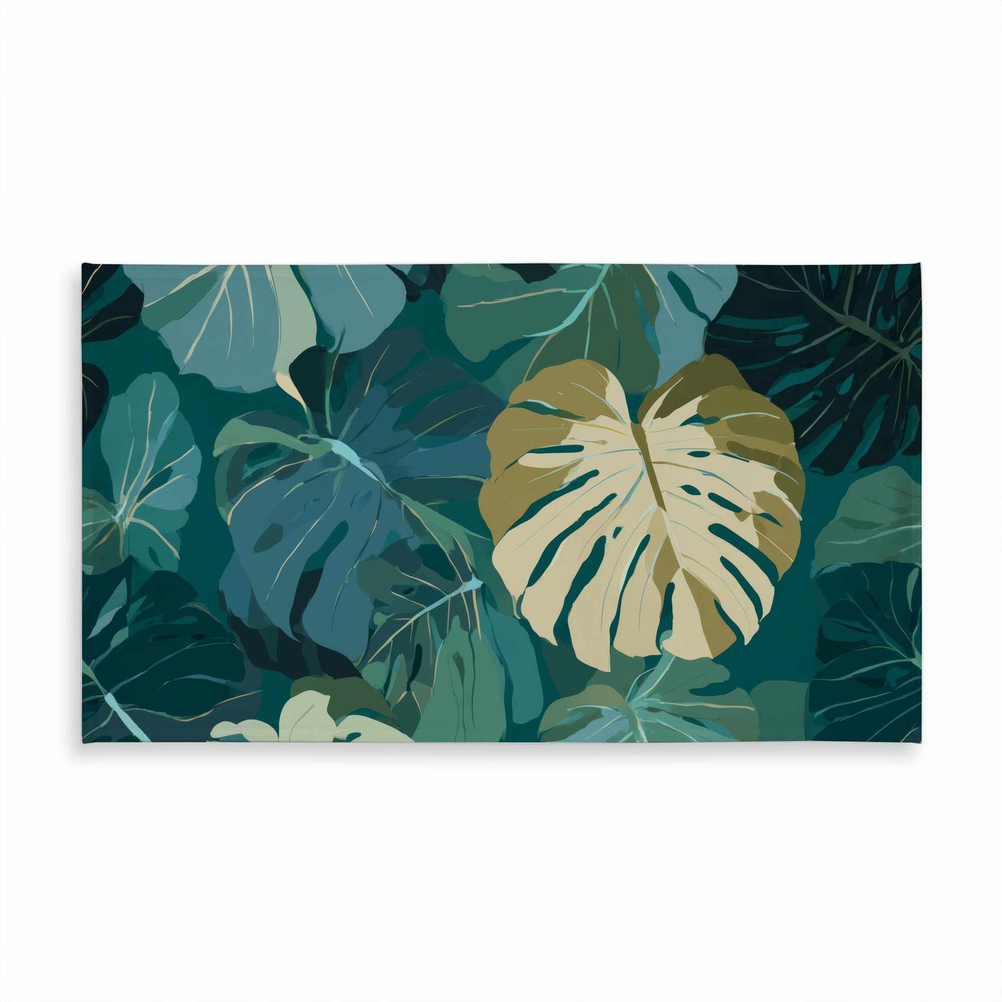 Tropical Leaf Veil Tablecloth | Indoor Outdoor Home Decor