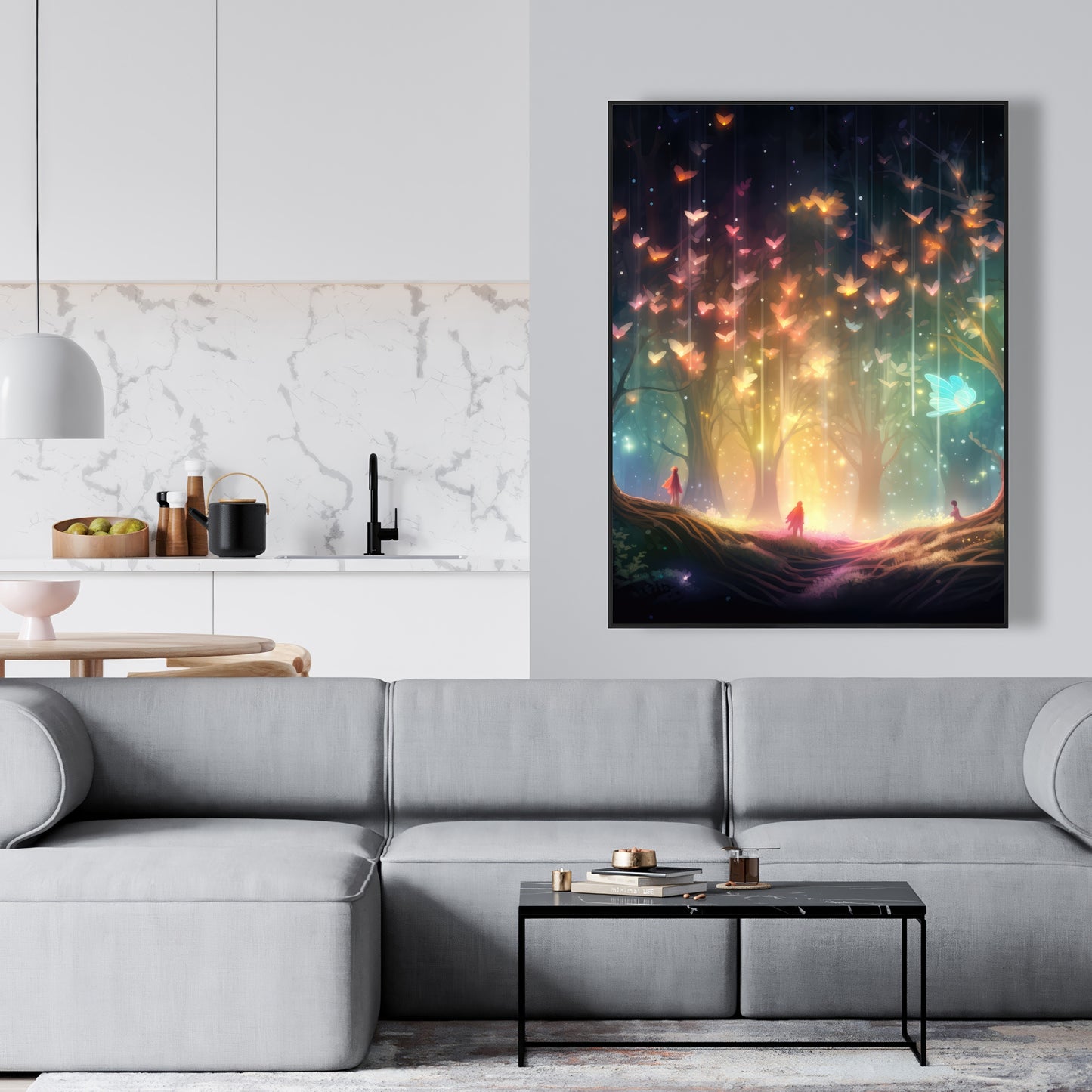 A dream come true - Framed Canvas - Print on demand
