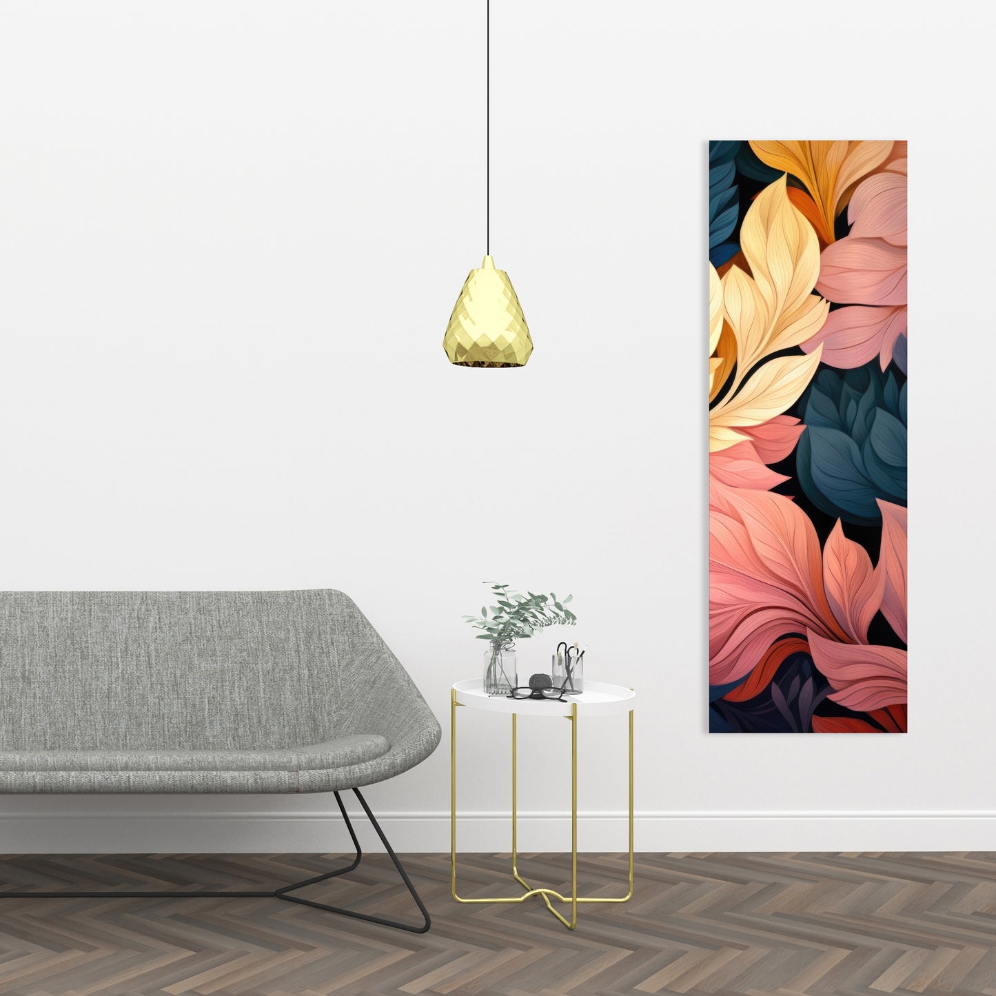 Pastel Bloom - Yellow Canvas Art for Home Decor | Brighten Up