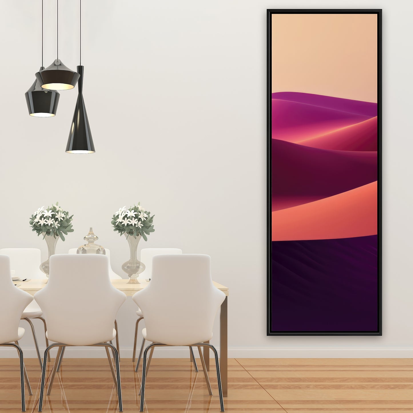 Deep dunes - 36"x36" Framed canvas