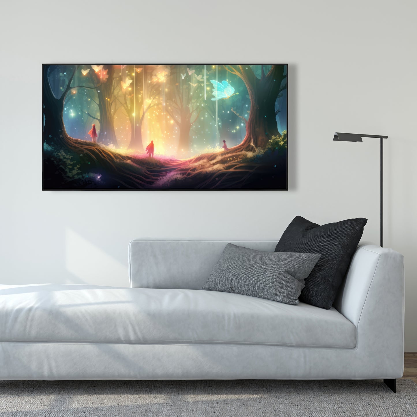 A dream come true - Framed Canvas - Print on demand