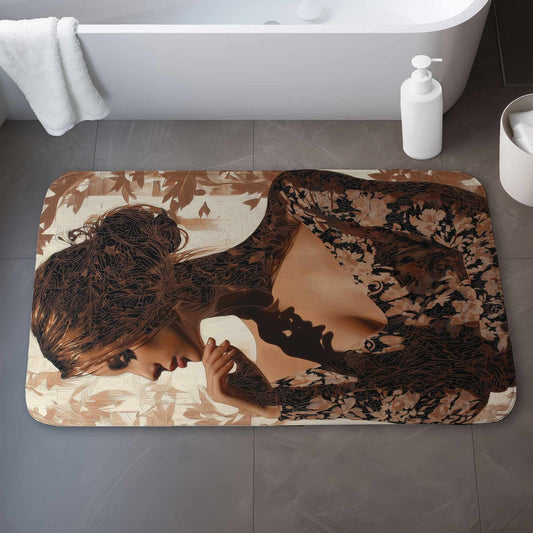 Contemplation Bath Mat | Stylish Home Decor Accent