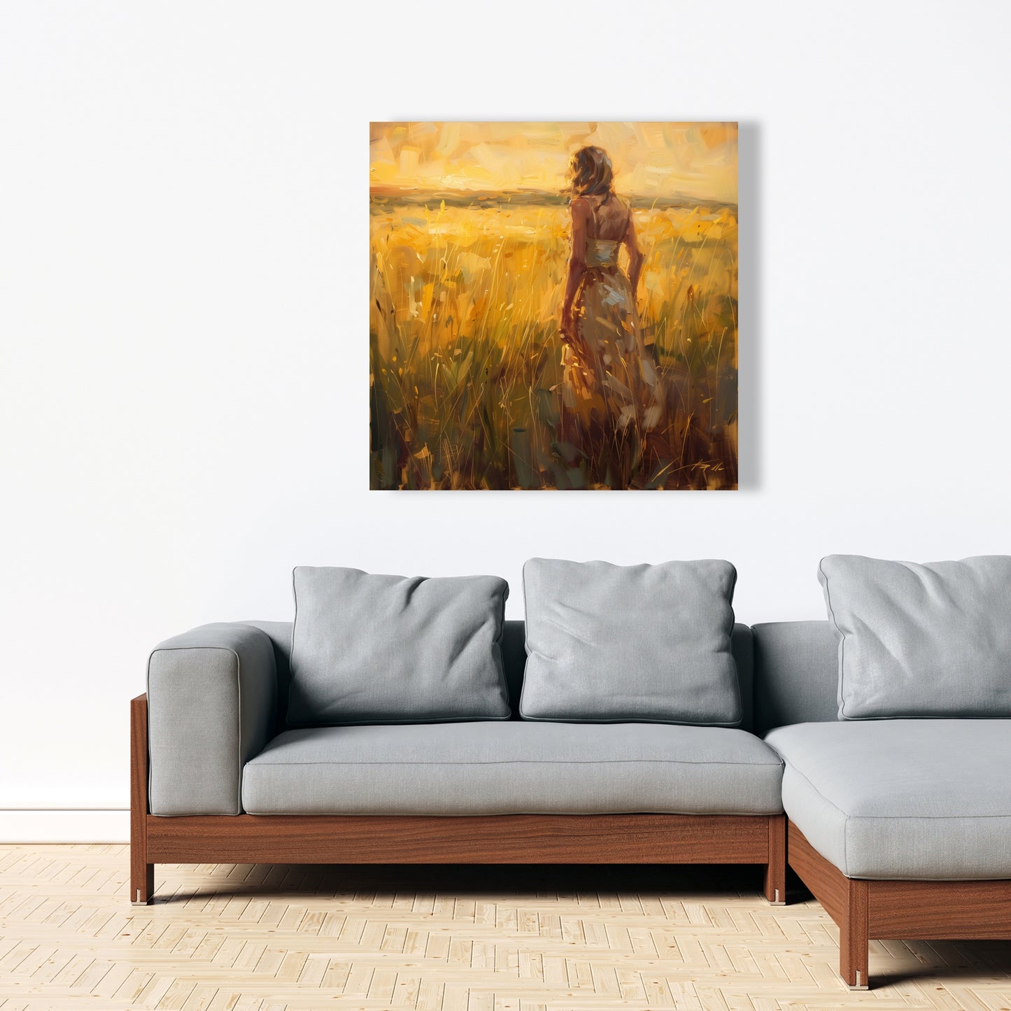 Exploring - 32"x32" Canvas