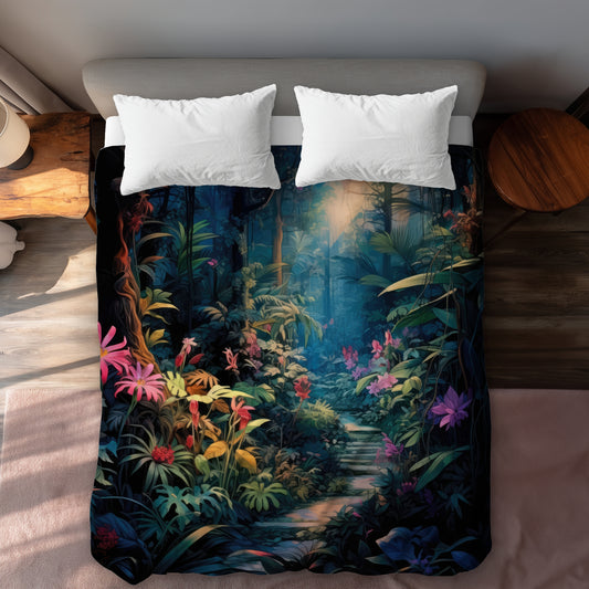 Against all odds Green Duvet Cover | Home Decor Essential