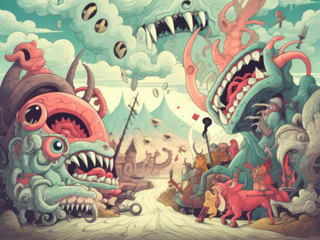 Unimaginable - Framed Canvas - Print on demand