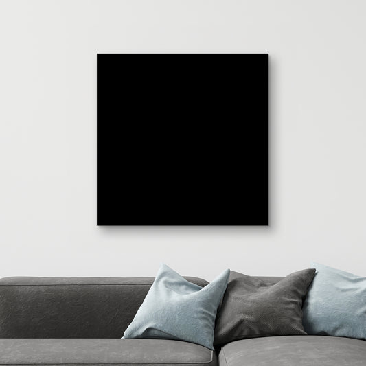 Pure Black - Black Canvas for Elegant Home Decor | Art