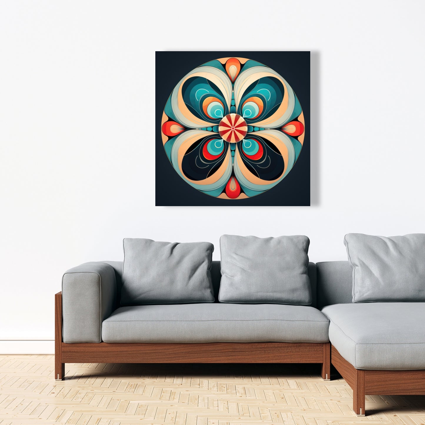 Concentric - 32"x32" Canvas