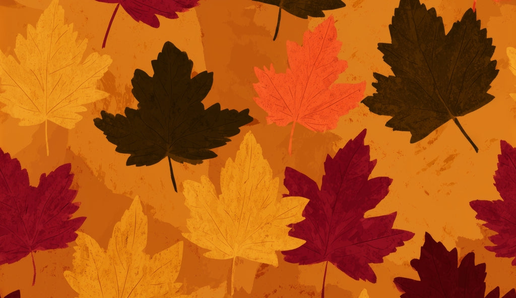 Autumn Glow Leaves Gaming Mat - Stylish Home Decor Mat