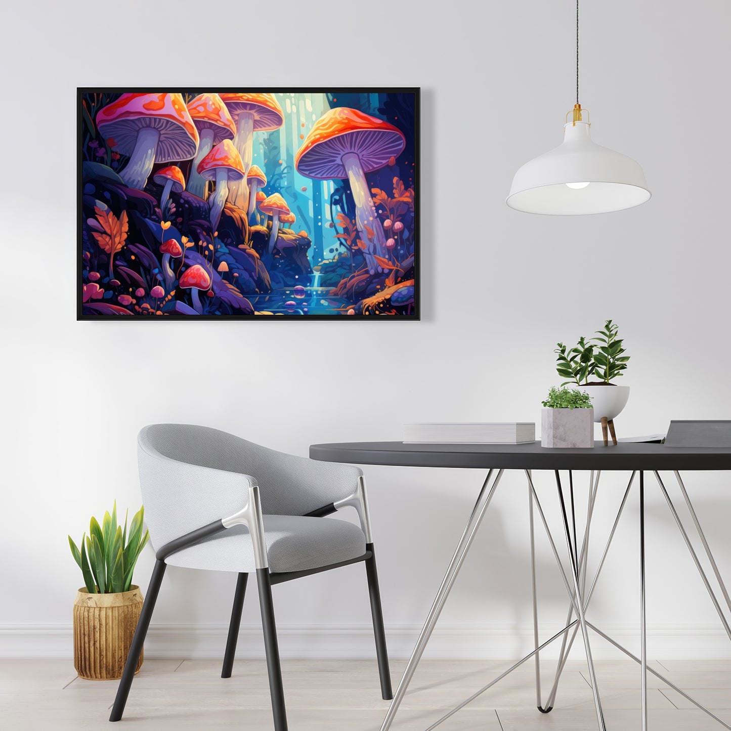 Take a look at that - 36"x36" Framed canvas