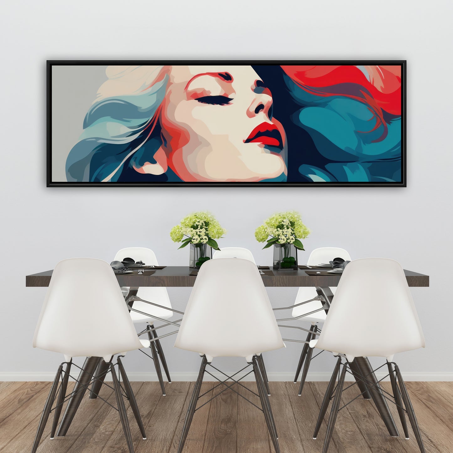 Beauty at its purest - Framed Canvas - Print on demand