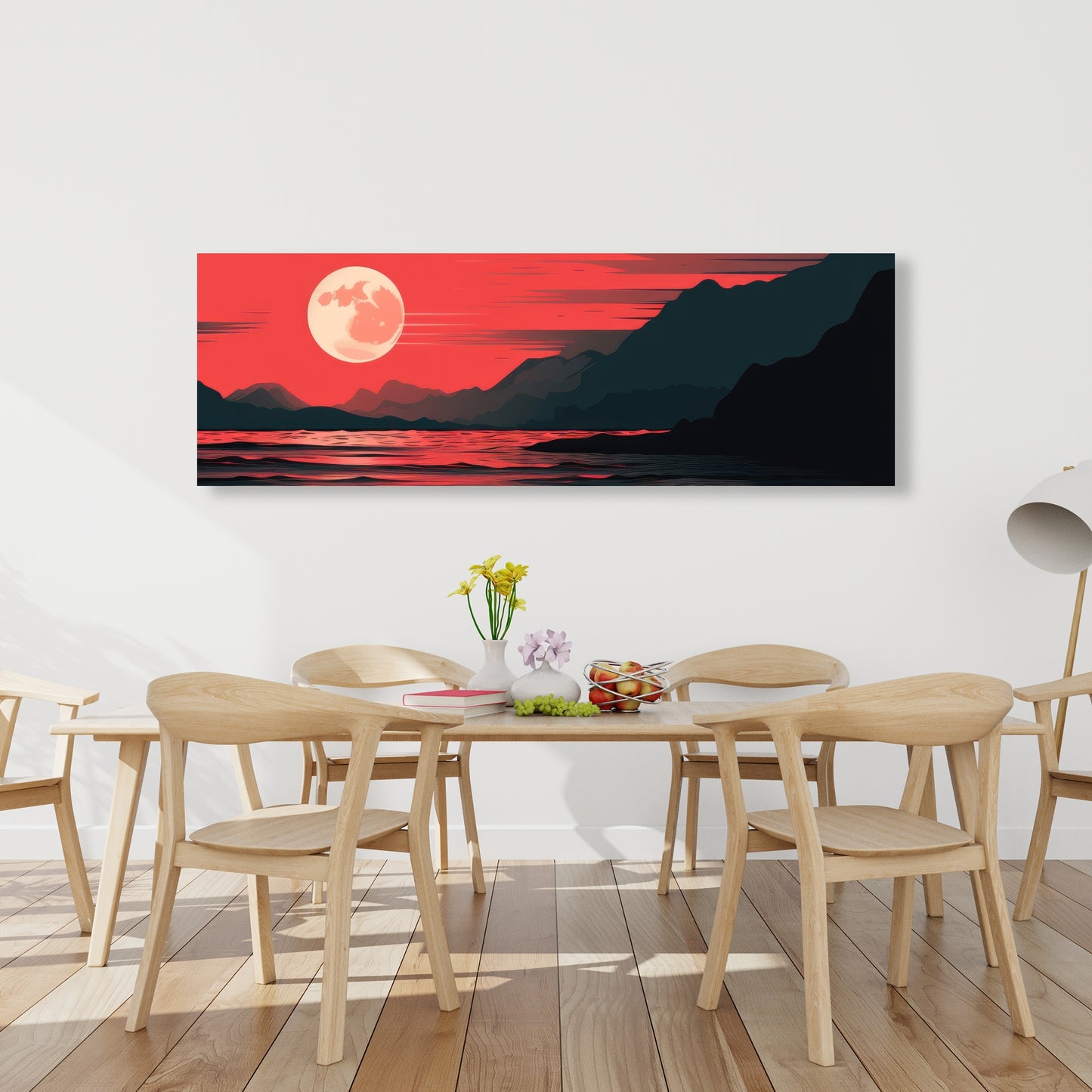 Bloody tides - 32"x32" Canvas
